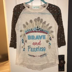 Southern Grace Brave and Fearless Shirt